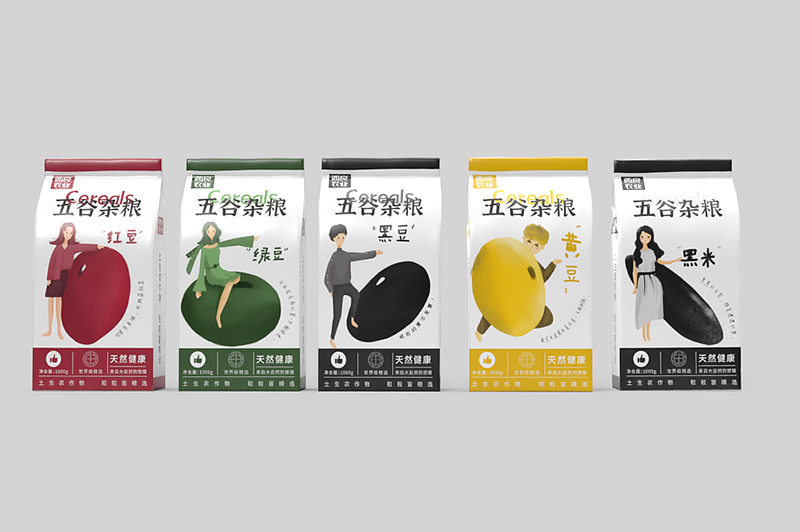 五谷雜糧包裝設(shè)計(jì)是怎么樣設(shè)計(jì)？